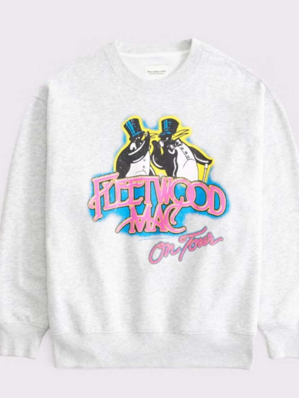 ABERCROMBIE+ FITCH Soft A+F Collection Fleetwood Mac Sweatshirt - Size Medium